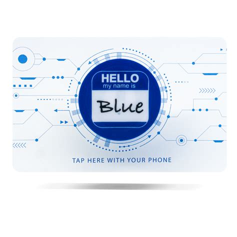 blue smart card|blue social business cards.